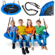 Huśtawka Neo-Sport Bocianie gniazdo Swingo 125 cm Niebieska (5903890625368) - obraz 5