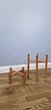 Комплект подставок для цветов и вазонов 2шт WoodDecor покрытые маслом - изображение 2
