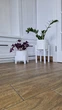 Комплект подставок для цветов и вазонов 2шт WoodDecor белого цвета - изображение 6