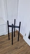 Подставка для вазона, цветов из дерева высокая WoodDecor Черная - изображение 5