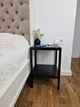 Тумба прикроватная 36х36х50 см из натурального дерева бук в черном цвете WoodDecor - изображение 3