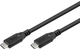 Кабель пристроїв Goobay USB Type-C M/M 2.0m (USB4) 40Gbps 100W 8K@60Hz Cu чорний(75.07.4193) - зображення 1