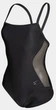 Купальник закрытый для женщин Arena MESH PANELS SWIMSUIT CLOSED BA черный Женщины 42 006661-500 - изображение 4