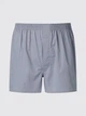 Мужские боксеры шорты Uniqlo Premium Cotton Woven Trunks (dotted) M серый 479490 - изображение 1