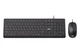 2E Комплект клавиатура и мышь MK405 USB-A, EN/UK/RU, чёрный - изображение 1