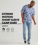 Хлопковая рубашка Lee Extreme Motion Relaxed Fit Short Sleeve Camp Shirt Color: Surf Blue Lumb 112347486 2XL - изображение 3