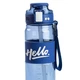 Пляшка для води спортивна Cille Hello 860 мл тританова пляшечка для спорту фляга з ремінцем і мішком зі шкалою Синій - зображення 7