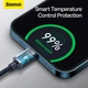Кабель Baseus Type-C to Lightning Crystal Shine Series Fast Charging Data Cable |1.2m, 20W| black - зображення 9
