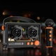 Bluetooth колонка QD03 Transparent с микрофоном Black - изображение 4