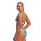 Женский топ для плавания Funkita Ladies Hold Steady Crop Top I'm Leaving размер 10 голубой (FKS040L72082) - изображение 2