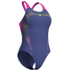Женский купальник Arena SPIDER WEB SWIMSUIT V BACK синий размер 38 (007988-890) - изображение 6