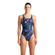 Жіночий купальник Arena Rockin Swimsuit Swim Tech (008159-889) розмір 38 синій - изображение 1