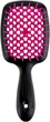 Щітка для волосся, фуксія з чорним - Janeke Superbrush Small (1034565-28828124) - изображение 1