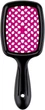 Щітка для волосся, фуксія з чорним - Janeke Superbrush Small (1034565-28828124) - изображение 3