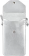 Чохол-сумка для телефону на ремінці, срібло "Cross" - MAKEUP Phone Case Crossbody Silver (840387-27056131) - изображение 3