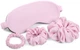 Набор аксессуаров подарочный, розовый "Sensual" - MAKEUP Gift Set Pink Sleep Mask, Scrunchies (1221964-29584282) - изображение 1