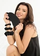 Набор аксессуаров подарочный, черный "Sensual" - MAKEUP Gift Set Black Sleep Mask, Scrunchies (1221962-29584271) - изображение 2
