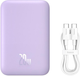 Powerbank Baseus Magnetic Mini Air MagSafe 6000mAh 20W Nebula Purple (P10059002513-00) - obraz 8