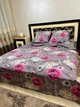 Постільна білизна бавовняна Атакама Євро Простирадло на гумці 160x200х20 Бязь Сіра 70 х 70 - зображення 2