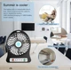 Портативный usb мини-вентилятор Mini Fan ( Черный) - изображение 4