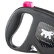 Висувний світловідбивний повідець для собак FLIPPY ONE REFLEX CORD, рожевий - зображення 3