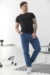 Чоловічі джинси Regular Fit Karma блакитного кольору 32 (8049436) - изображение 3