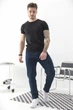 Чоловічі джинси Regular Fit Without Karma темно-синього кольору 30 (8049437) - изображение 2