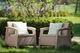 Комплект садових крісел Keter Corfu Duo Set капучіно 258977 - зображення 5