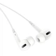 Навушники Type-C з мікрофоном провідні Baseus Enock In-Ear Noise Isolation (Type-C, DAC, 1.1 m). White - зображення 4