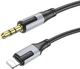 Аудиокабель Borofone BL19 Creator digital audio conversion cable iP Black (6941991108327) - изображение 2