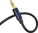 Аудиокабель Borofone BL20 True sound silicone audio cable AUX Black (6941991114373) - изображение 4