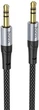 Аудiокабель Hoco UPA26 AUX Fresh audio cable, 1m Black (6942007608800) - зображення 1