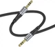 Аудiокабель Hoco UPA26 AUX Fresh audio cable, 1m Black (6942007608800) - зображення 3