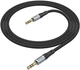 Аудiокабель Hoco UPA26 AUX Fresh audio cable, 1m Black (6942007608800) - зображення 5