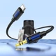 Аудиокабель Borofone BL20 True sound silicone Digital Audio Conversion Cable Type-C Black (6941991114410) - изображение 5