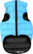 Двусторонняя курточка для собак Airy Vest для маленьких собак XS 22 Черно-голубая (1713) - изображение 1