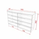 Комод для спальні MebliRoMax Vasco 8Ш Дуб Венге /Оксид (000050114) - зображення 6