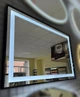 Зеркало с Led-подсветкой и металлической раме, модель San Marino 900x600 мм - изображение 3