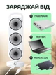 Настольный мини вентилятор 3в1 с аккумулятором портативный usb JoyPro Cool Fastly бесшумный мобильный маленький кулер 3 ватт бело-черный аккумуляторный с юсб зарядкой от повербанка ноутбука сети вентиляторы переносные для офиса улицы рабочего стола - изображение 4