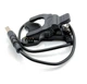 Адаптер USB кабель для смарт-годин на 4 контакти 9 мм. 30 см. / Чорний - зображення 1