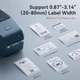 Термопринтер для друку наліпок Niimbot K3 W (колір Space Blue) - зображення 3