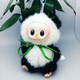 Мягкая игрушка Лабубу панда, брелок коллекционная The Monsters Labubu exclusive Panda - изображение 1