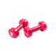 Гантель вінілова 1шт LivePro STUDIO DUMBBELL 3 кг Red - изображение 3