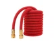 Шланг поливочный растяжимый X HOSE 15m 50FT Steel красный - изображение 3