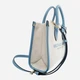 Сумка кросс-боди через плечо женская из натуральной кожи маленькая Michael Kors MK Mirella Small Shopper Top Zip Crossbody Bag BG-MK-18 Chambray Blue (196163094267) - изображение 3