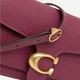 Сумка кросс-боди через плечо женская из натуральной кожи маленькая Coach Tabby Shoulder Bag 20 BG-COA-81 Фиолетовая (195031249730) - изображение 10