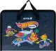 Папка-портфель Kite Hot Wheels с тканевыми ручками на молнии 1 отделение A4 черная (HW25-202) - изображение 1