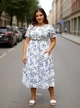 Сукня міді триярусна Wear me XL Білий (14_25_428_11085) - изображение 3