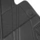 Килимки в салон Inliner для BMW 7 F02 Long '08-15 задній привід з екошкіри Wave Style чорні (комплект) - зображення 6