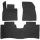 Коврики в салон Inliner для Zeekr 001 '21- Geometric Design из экокожи черные (комплект) - изображение 2